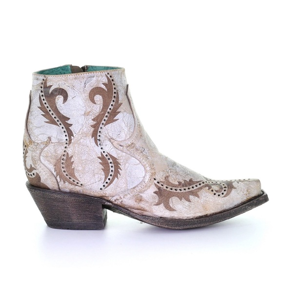 NWT CORRAL WOMEN'S LAZER ANKLE FASHION BOOTIES - SNIP TOE Size 8.5 - Picture 7 of 15